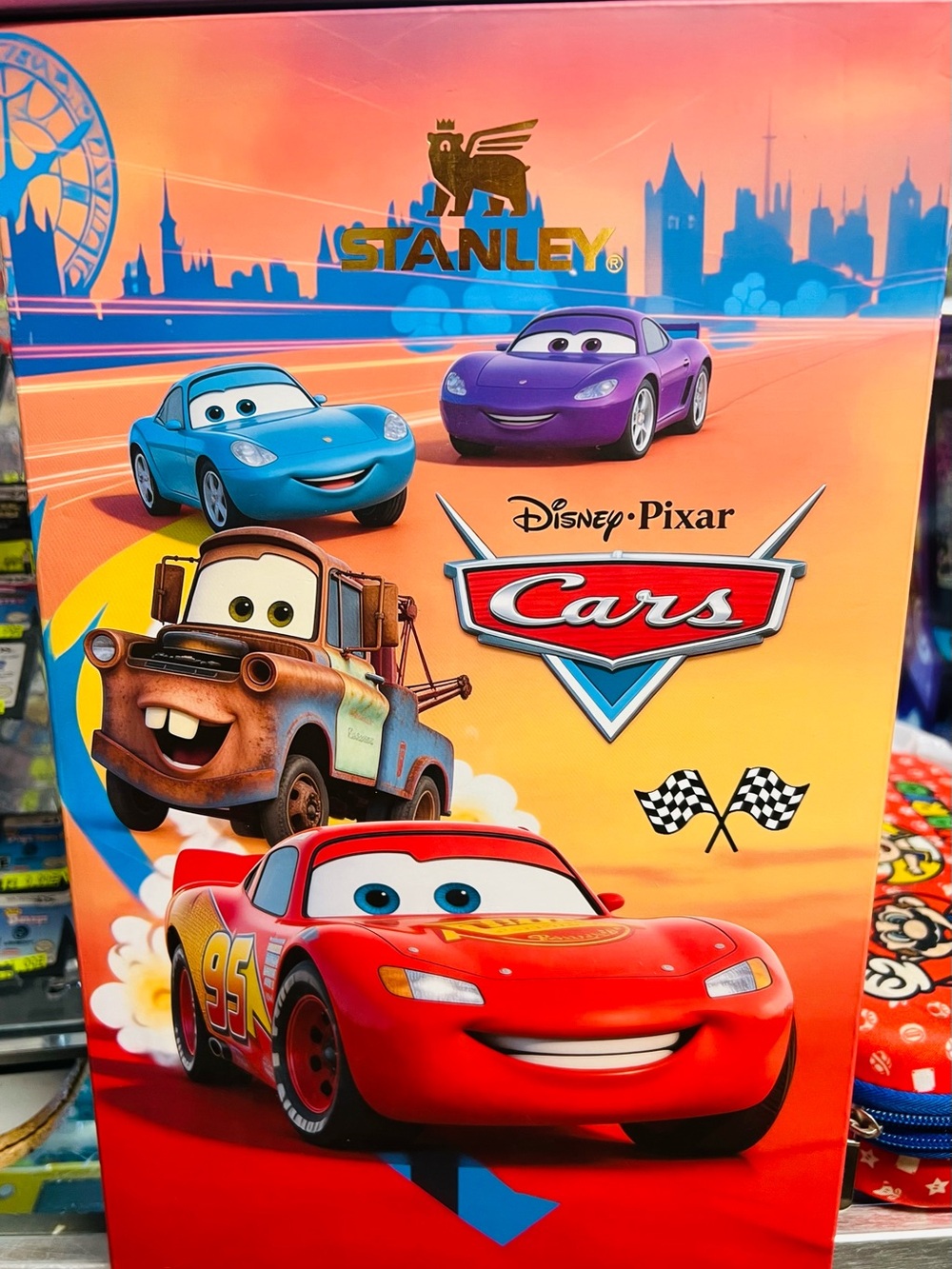 Stanley Disney Pixar Cars Kids Toy - Lightning McQueen Red Design